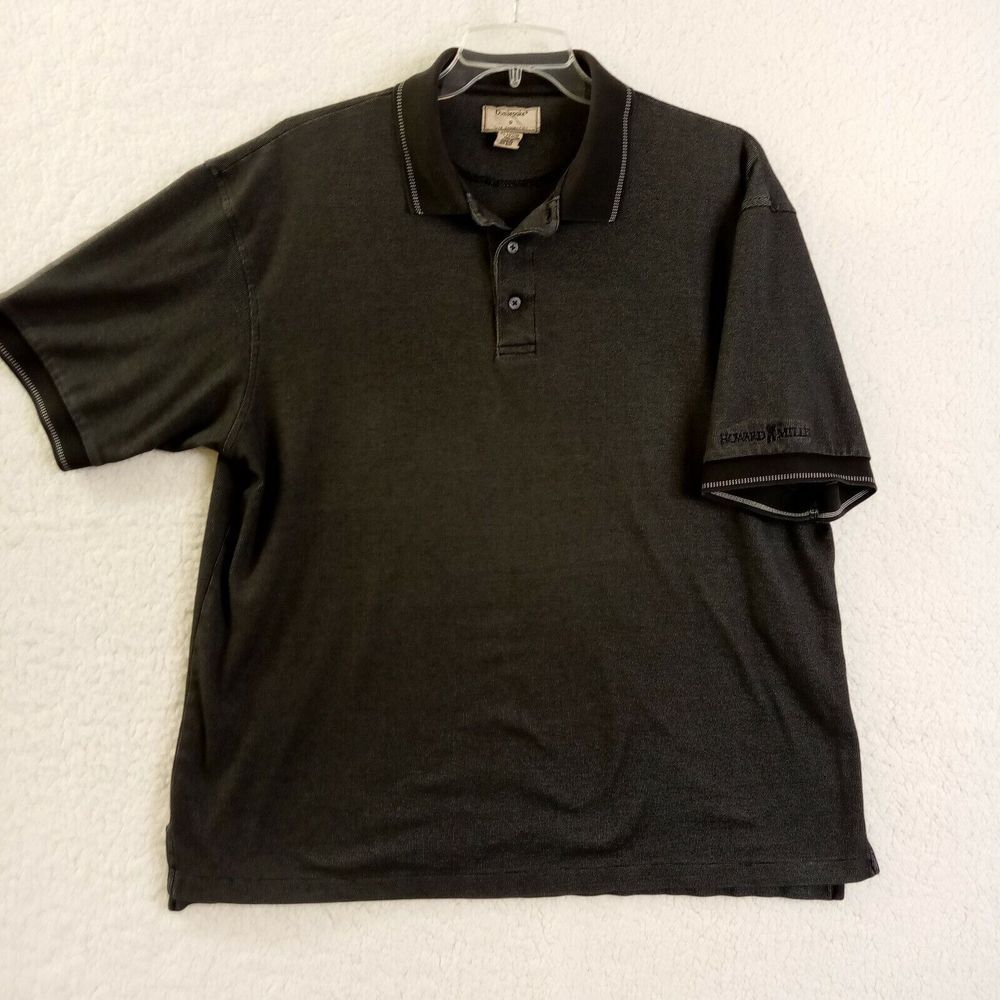 Dunbrooke‎ Polo Shirt Mens Extra Large XL Short Sleeve Gray Golf Howard Miller